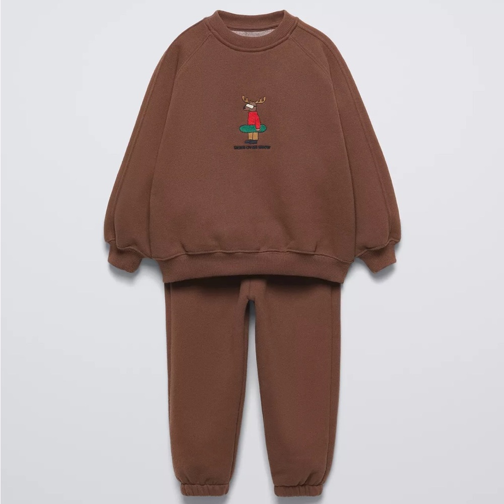 Zara Kids Brown Matching Set